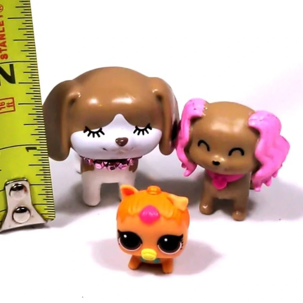 Barbie Chelsea Pets Dog Puppy Honey & L.O.L. Surprise Orange Cat Pet Lot Retired
